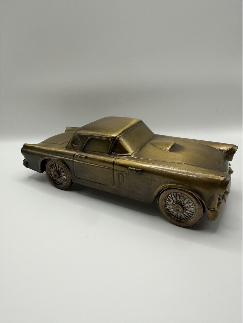 Vintage 1974 Banthrico Inc. Chicago 1955 T Bird Ford Thunderbird Piggy Bank Car
